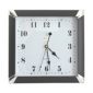 Jastek Square Wall Clock 290MM Black