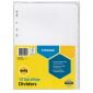 Marbig Manilla Dividers A4 10 Tab White