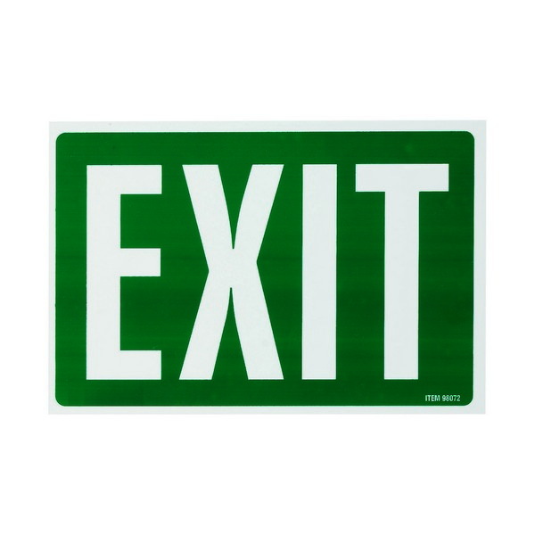 Sign Exit 203 X 305MM P8072 | Torstar