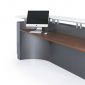 Bennetts Xander C Shape Reception Desk Rear