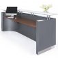 Bennetts Xander J Shape Reception Desk Back