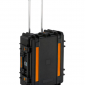 Charging Trolley Case Black and Orange