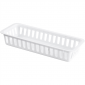 Henledar Storage Tray Slim - White 1.4 Litre